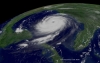 NOAA GOES East image of Hurricane Katrina, August 2005