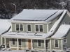 Net-Zero Energy Residential Test Facility (NZERTF) in the snow