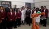 Assistant Secretary Jay Williams tours robotics lab with Detroit public school students at the Cody Academy of Public Leadership. Detroit was an early adopter of the My Brother&#039;s Keeper initiative.