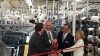 Under Secretary Stefan Selig (second from left) participates in a ribbon cutting ceremony with North Carolina Governor Pat McCrory (left) PEDS Legwear President and CEO Michael Penner and Walmart Vice President of U.S. Manufacturing Cindi Marsiglio.