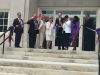 Secretary of Commerce Penny Pritzker joins Under Secretary Sullivan and other officials at the ribbon cutting ceremony at the National Water Center at the University of Alabama.