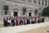 Members of the U.S. and Foreign Commercial Service and headquarters staff gathered for a group photo at the U.S. Department of Commerce in Washington, DC to commemorate the 2014 Global Markets Global Meeting