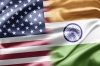 United States-India Flags