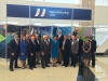 U.S. Secretary of Commerce Penny Pritzker with Institute  Directors and program staff at the  International Technology Show (IMTS) in Chicago announcing “Manufacturing USA” as the new brand name for the National Network for Manufacturing Innovation (NNMI)