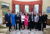 The Presidential Ambassadors for Global Entrepreneurship (PAGE) Members at the White House with President Barack Obama and Commerce Secretary Penny Pritzker