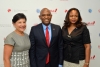 Secretary Pritzker joins Tony Elumelu and his wife at an entrepreneurship event hosted by the Tony Elumelu Foundation
