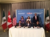 Commerce Secretary Penny Pritzker at an MOU Signing Ceremony, “Promoting Women’s Entrepreneurship and the Growth of Women-Owned Enterprises in North America,” at the North American Leaders&#039; Summit in Ottawa, Canada.  