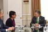 Commerce Secretary Penny Pritzker Meets with President Juan Manuel Santos as Part of Her First Official Visit to Colombia. 