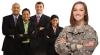Photo of Woman Veteran with Business People: Courtesy of U.S. Department of Veterans Affairs