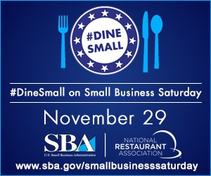 #DineSmall on Small Business Saturday Night