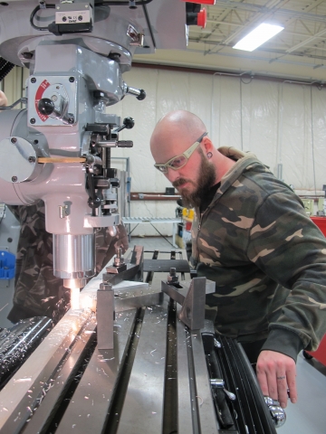 P&amp;W employee learns machining skills at a local community college