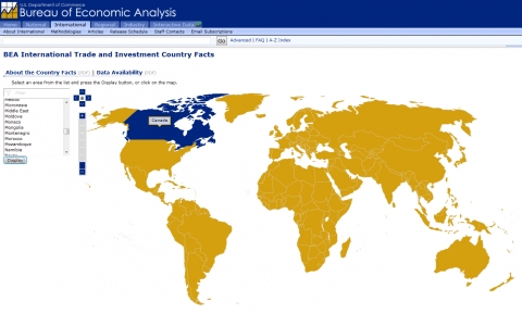 BEA’s New Data Tool Provides Fast Access to Trade and Investment Stats for Countries 