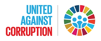 International Corruption Day Logo: United Against Corruption 