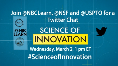 Graphic on Science of Innovation Twitter Chat on March 2, 2016