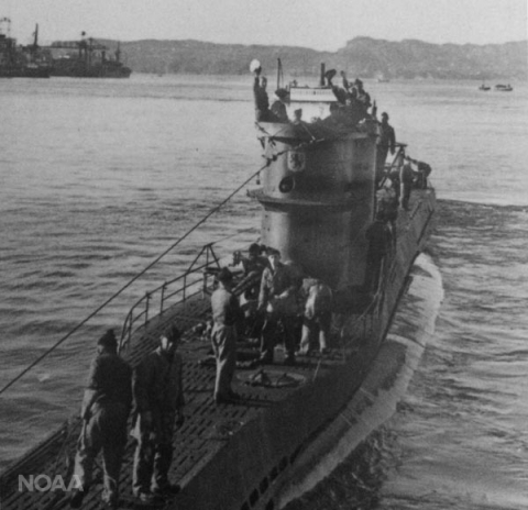 The German World War II submarine U-576