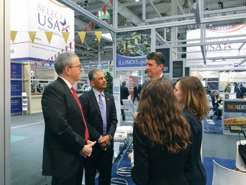 SelectUSA Executive Director Vinai Thummalapally Joins Deputy Commerce Secretary Bruce Andrews on Tour at Hannover Messe 2016