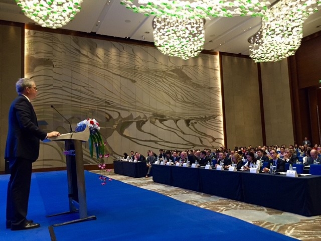 Deputy Secretary Bruce Andrews delivers remarks at the Opening Ceremony of U.S.-China Advanced Medical Technology Symposium