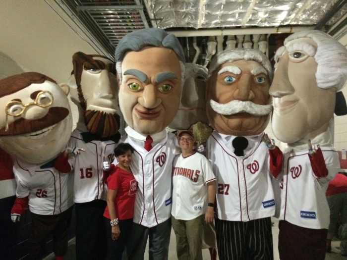 Secretary Pritzker and Deputy Secretary Andrews join the Racing Presidents during Commerce Night at Nats Park