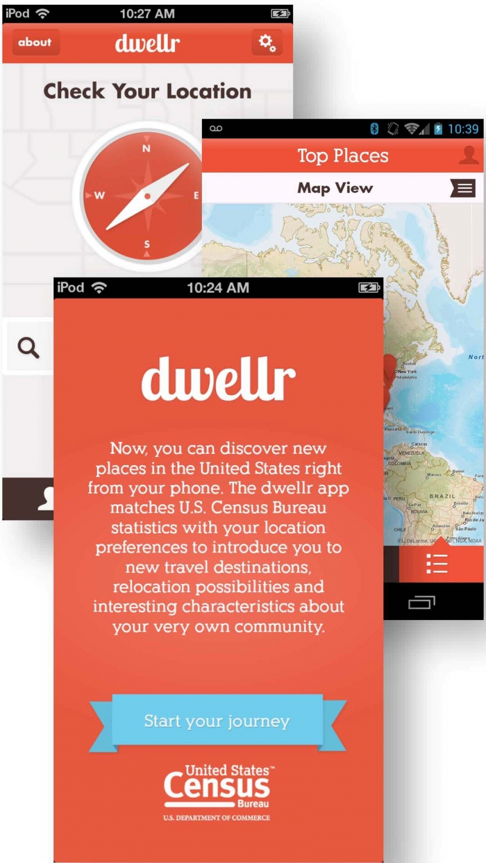 Image of mobile app dwellr