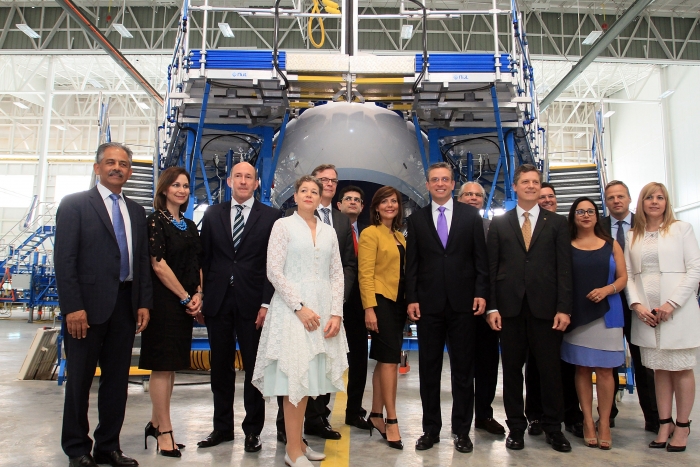 SelectUSA Executive Director Vinai Thummalapally Helps Inaugurate Lufthansa Technik Puerto Rico&#039;s  New MRO facility on Friday, October 30, 2015.