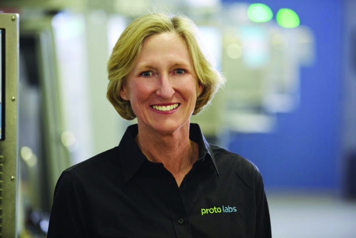 Vicki Holt, President and CEO of Proto Labs