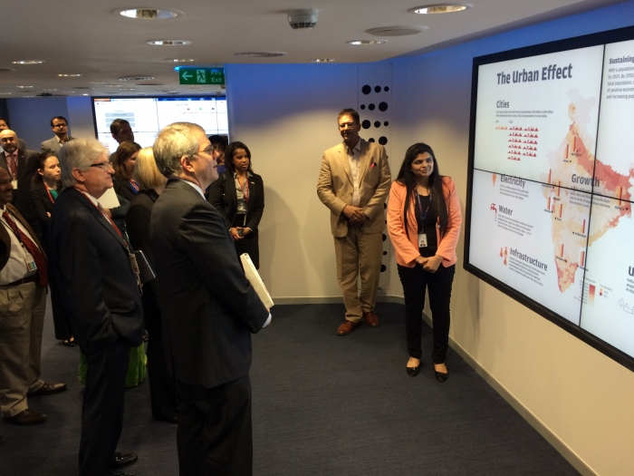 U.S. Deputy Commerce Secretary Bruce Andrews Visits IBM Customer Service Center in Delhi