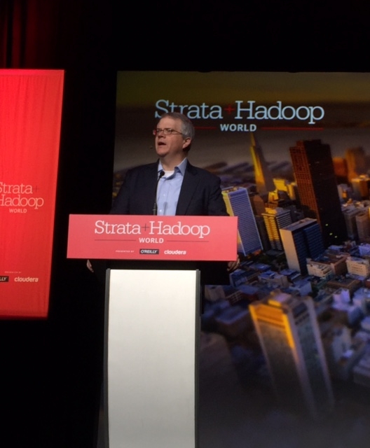 U.S. Deputy Secretary of Commerce Bruce Andrews at the Strata + Hadoop Conference