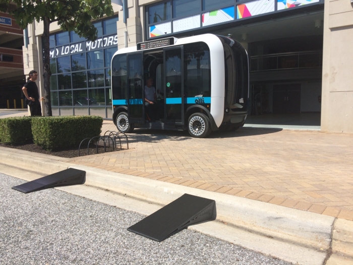 Olli a self-driving shuttle bus from Local Motors