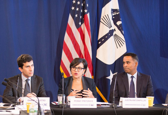 Secretary of Commerce Penny Pritzker Addresses the Fifth and Final Meeting of the Commerce Data Advisory Committee (CDAC).