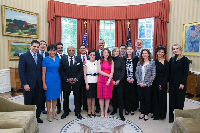 PAGE in the Oval Office