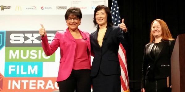 The Secretary salutes Michelle Lee&#039;s new role as Under Secretary of Commerce for Intellectual Property and Director of the U.S. Patent and Trademark Office. 