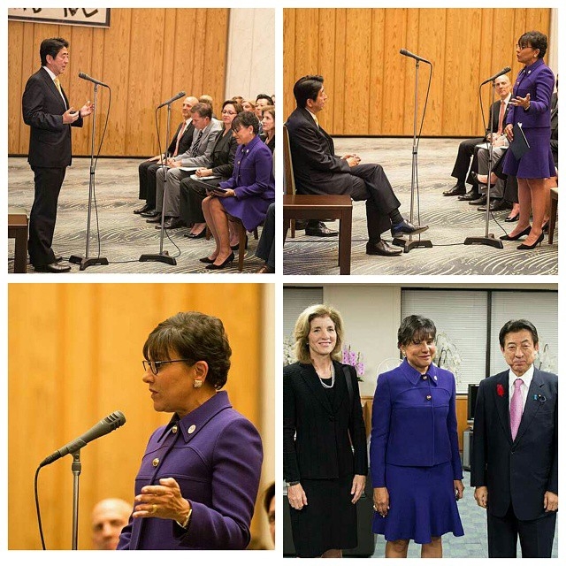 Secretary Penny Pritzker met with Japan's Prime Minister Shinzo Abe, Ambassador Caroline Kennedy, and  Japan’s Minister of Health, Labor and Welfare Yasuhisa Shiozaki on the Tokyo stop of the Trade Mission 