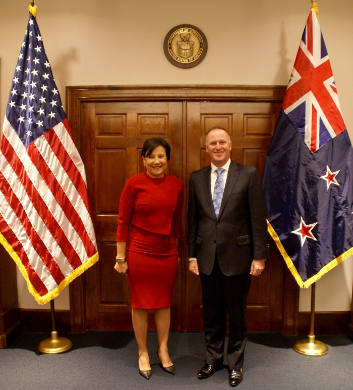 Secretary Pritzker and Prime Minister Key