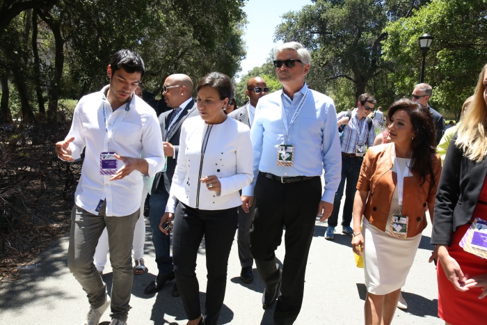 Secretary Pritzker and PAGE Members Talk a Walking Tour Led by Google Representative
