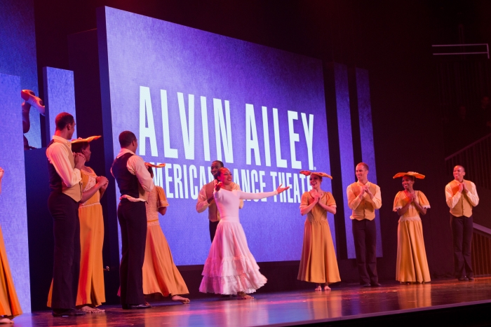 Alvin Ailey American Dance Theater members perform at the Hannover Messe Opening Ceremony