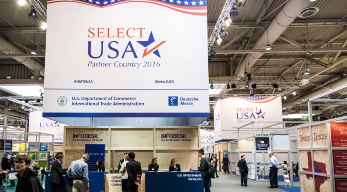 SelectUSA Pavilion at Hannover Messe 2016