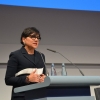 Secretary Pritzker speaks at the Digital Transformation of Industry Conference during Hannover Messe