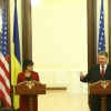 Secretary Pritzker and Ukrainian President Poroshenko give press statements