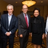 Secretary of Commerce Penny Pritzker, Secretary of Labor Tom Perez and National Economic Council Director Gene Sperling with members of the Business Leaders United for Workforce Partnerships
