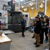 Photo of students on Manufacturing Day at Chicago-based innovation accelerator UI LABS—home to the Digital Manufacturing &amp; Design Innovation Institute