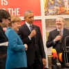 President Obama, Chancellor Merkel, and Secretary Pritzker open the U.S. Investment Pavilion at Hannover Messe