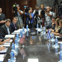 Secretary Pritzker (second from left) co-chairs the U.S.-Cuba Regulatory Dialogue meeting