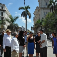 Secretary Pritzker (center) tours Old Havana