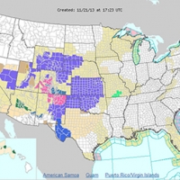 Map of U.S. winter weather outlook