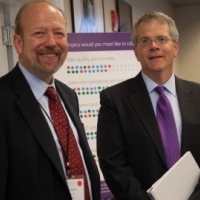 Joel gurin, Senior Advisor at The GovLab (left) and Acting Deputy Secretary Bruce Andrews