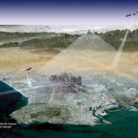 Sensors located around Los Angeles provide measurements of greenhouse gas mixing ratios of carbon dioxide, methane and carbon monoxide. Aircraft, mobile laboratories and satellites contribute remote-sensing measurement.