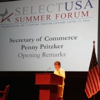 Secretary Pritzker speaks at the SelectUSA Summer Forum