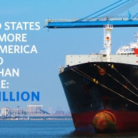 Total exports in 2014 were 2.35 trillion.