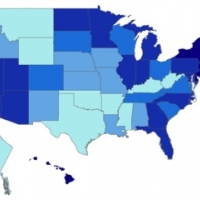 Percentage of Households with Access to Download Speeds of 25 Megabits per Second or Greater, 2013