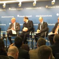 Under Secretary Stefan M. Selig discusses the importance of exports as part of a panel discussion hosted by the Atlantic Council